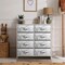 Sorbus Extra Wide Dresser Organizer With 8 Drawers - Large Storage Furniture for Bedroom, Hallway, Living Room, Nursery & Closet